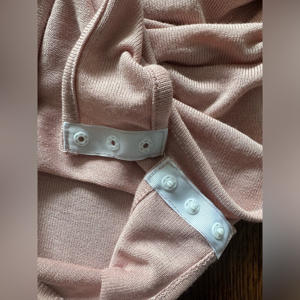 Women’s NWOT Bodysuit Off the shoulder Dusty Pink Small - Picture 6 of 8
